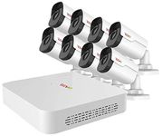 REVO America America Ultra HD 8-Channel 2TB HDD IP NVR Video Surveillance System, 8 x 4MP IP Bullet Security Cameras - Remote Access via Smartphone, Tablet, PC & Mac - White, 8 Channels (RU81B8G-2T)