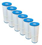 Happy HHTRB50H Hot Tub Filter Compatible With Pleatco PRB50-IN C-4950 FC-2390 SC706 Blue Whale Arctic Coast Hydropool Vita Spa (6 Pack)