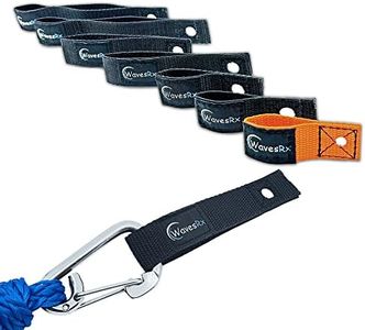 WavesRx Soft Loops Jet Ski Cleats (7PK) | Quick & Secure Anchor Points for Docking Bumpers & Fenders, Anchoring Line & Bungee Dock Rope | A Must-Have Accessory for Your WaveRunner, Seadoo & Other PWC