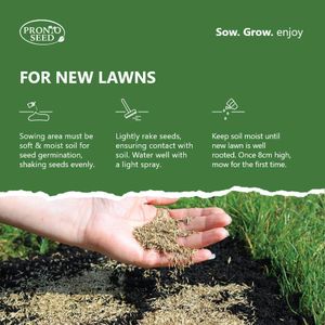 Pronto Seed Premium Grass Seed 1.4kg – Fast Growing, Hard-Wearing, Covers 84m²