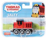 Thomas & Friends Toy Train,Salty Diecast Metal Engine,Push-Along Vehicle for Preschool Pretend Play ?,Multi, Kid