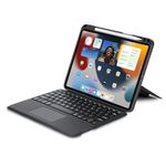 DUX DUCIS iPad Air 5th Generation Case with Keyboard/Air 4th Gen/iPad Pro 11 Case with Keyboard, Multi-Touch Trackpad and Pencil Holder, Wireless Detachable Magnetic Folio Cover -Black…