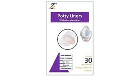 Zeph - 30 Travel Potty Liners with Absorbent Pad, for Boys and Girls, for Outdoor and Indoors