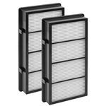 Lhari HAPF300 True HEPA Filter, Compatible with Holmes AER1 HAPF300, HAPF30 and Bionaire BAP536/BAP516 Units, Compare to HAPF300AH-U4R, HAP242-NUC, Pack of 2