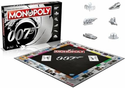 Winning Moves Monopoly James Bond 007 en français - Jeu De Plateau 8+ - Jeu de Société pour 2 à 6 joueurs - Jeux de Société Famille en français