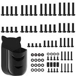 Maozhren- Universal Tv Mount Screws Kit for TCL Hisense Samsung Sony Toshiba Insignia Westinghouse Philips Tv Mounting Hardware Kit Wr Remote Holder, Includes M4 M5 M6 M8 Screws, Washers, Spacers