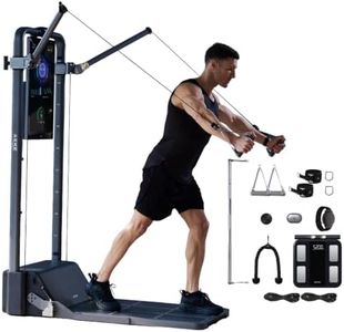 AEKE S1 Pro Smart Home Gym Equipment, AI Fitness Trainer with 220 lbs Digital Resistance, Full Body Strength Training Machine, Cable Workout System with Smart Tracking for Home Fitness (S1 Pro)