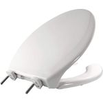 Bemis 7850TDG 000 Sta-Tite Elongated Open Front Toilet Seat, White