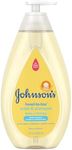 Johnson's Head-to-Toe Gentle Tear-Free Baby & Newborn Wash & Shampoo, Sulfate-, Paraben- Phthalate- & Dye-Free, Hypoallergenic Wash for Sensitive Skin & Hair, 27.1 fl. Oz