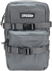 EXCELLENT ELITE SPANKER Tactical Small MOLLE Hydration Pack Water Bladder Carrier Pack for Tactical Vest Backpack Plate Carrier (Grey-Nylon)