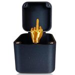 Middle Finger in a Box, Funny Middle Finger Gift Box, Funny Gifts Adult Prank Pop Up Gift, Gag Gifts for Friends Novelty Fun Prank for Office Desk Home Decor