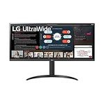 LG UltraWide Monitor 34WP550-B, 34 inch, IPS Display, 75Hz, 5ms, 21:9, 2560 x 1080 px, sRGB95% (Typ.), HDR10, AMD FreeSync, Ergonomic Design