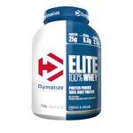 Dymatize Elite 100% Whey Cookies & Cream 2170g - High Protein Low Sugar Powder + Whey Protein and BCAAs