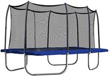Skywalker Trampolines Rectangle Trampoline with Enclosure, 15-Feet, Blue (STRC915)