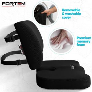 FORTEM Office Chair Cushion – Memory Foam Seat Pad for Comfort