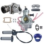 awtetpje VM24 carburetor 22mm handlebar with Dio reed valve Kit For 80cc Motorized bike