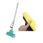 Shoprix Super Absorbent PVA Quick Cleaning Mop with Squeezing Technology Floor Sponge Cleaning Wet Mop Squeeze Sponge Mop Floor Cleaning Squeeze Mop