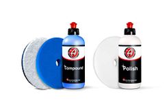Adam's Polishes 2-Step Polishing System 5.5" Pad & Polishes Kit - Silicone-Free, Body Shop Safe Formula - Quick, Professional Correcting and Polishing Results for Clear Coat, Gel Coat