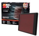 K&N Engine Air Filter: High Performance, Premium, Washable, Replacement Filter: Compatible with 2023 Toyota Sequoia and 2022 Tundra, 33-5129