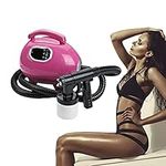 Lnobern Professional Handheld Electric Tanning Spray Machine Kit, Spray Tan Machine Professional, with Spray Tan Gun, for Body Tanner, Bronzed Skin,Pink