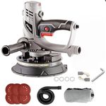 Mecano dry wall sander machine 900W, Copper Armature, 1500-2500RPM, Variable Speed Control, Switch Lock Feature, 8 Hole vacuum and LED light (MARK 180)