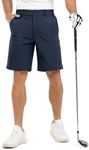 JHMORP Men's Golf Shorts Stretch Dry Fit Lightweight Hiking Casual Work Shorts with Pockets Outdoor Camping (Navy,CA 40)