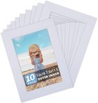 Somime 10 Pack Pre-Cut 12x16 White 