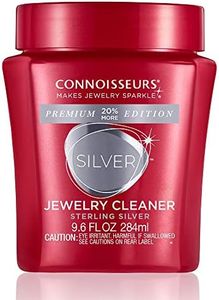 CONNOISSEURS Premium Edition Silver Jewelry Cleaner Solution, Value Size, 9.6 Ounce