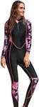 Womens Wetsuit One Piece Rash Guard