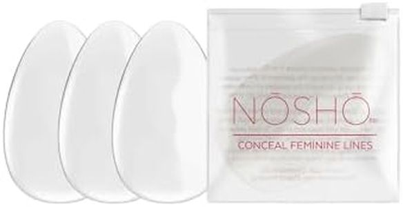 NOSHO® Swim 3-Pack (Reusable Invisible Adhesive Silicone, Camel Concealer, Seamless Smoothing Pad for Bathing Suits, Front Wedgie Preventer, Underwear for Women)