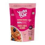 Yogabar Breakfast Cereal & Muesli | 93% Whole-Grains+ Dried Fruits + Fruit and Nut + Seeds + | 700 g | Healthy Breakfast Cereals | Granola | Gluten Free | Antioxidant Rich | Healthy Food for Breakfast | Protein Rich