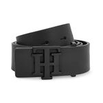 Tommy Hilfiger Nandewar Leather Casual Belt For Men - L - 1M, Black