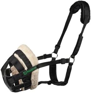 Shires FreeGraze Airflow Grazing Muzzle (Black, Cob)