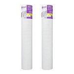 Drywall Master Fibre Glass Plastering & Rendering Render Mesh DM22415 1m x 50m, 160g/m2, 4mm x 4mm - white (Pack of 2)