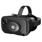 Dood Make in India VR Headset | HD Lenses, Touch Button | Supports Android/iPhone | 15-Year Warranty | Limited Time Offer(Black)