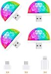 USB Mini Disco Light,Multi Colors L