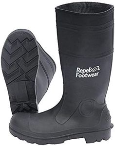 Galeton Men's Rain Boot, Black, 10