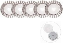 45mm Rotary Cutter Replacement Blades Compatible with Fiskars 95287097J/OLFA/DAFA/Dremel,Decorative Rotary Blades for Quilting,Scrapbooking,Leather,Vinyl etc