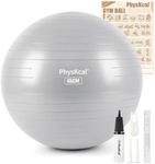 PhysKcal Gym Ball 65cm Grey Exercis