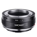 K&F Concept M42 to L Mount Adapter, Manual Focus Adapter Compatible with M42 Lens to L Mount Camera Body