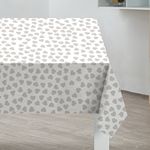 Sabichi Wipe Clean Tablecloth - Easy to Clean Waterproof Table Cover for Dining Room, Garden, Kitchen, & Indoor/Outdoor Use - 132x178cm Table Cloth & Pvc Table Protector - Hearts Design