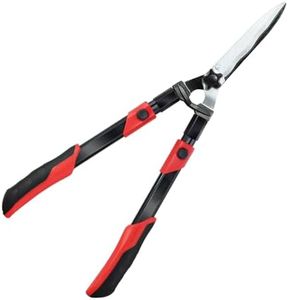 YRTSH Hedge shears, Extendable 26"-32" Hedge Clippers with Sharp Wavy Blade, Manual Hedge Trimmer for Trimming Borders and Shaping Shrubs, Garden Shears Pruner for Lawn and Yard Tools