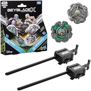 Hasbro Beyblade X und Star Wars Collab, Grogu vs. Schneetruppler, 2 Takara Tomy Kampfkreisel-Spielzeuge, 2 Starter, Star Wars Spielzeuge, ab 8 Jahren
