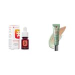 Erborian - Set of 2 products: 1 CC Red Correct Anti-Redness Tinted Cream - Green + 1 Multi-Perfecting Facial Night Oil with 17 Super Ingredients - Red - Korean Cosmetics