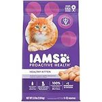 IAMS Proactive Health Healthy Kitten Dry Cat Food with Chicken, 1.59kg Bag