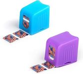 Stamp Roll Dispenser, Stamp Dispenser for a Roll of 100 Stamps, Holder for 2023 Stamps Postage Forever Roll 100 Desk Organization Home Office Supplies, 2 Pack