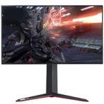 LG Ultragear 27 Inches (68.47 cm), LCD 3840 x 2160 Pixels 4K-UHD Monitor, Nano IPS 160Hz, 1ms G-Sync Compatible, AMD Freesync Premium Pro, DCI P3 95% - VESA HDR 600-Display Port, HDMI, 27GN95R(Black)