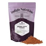 Indigo Herbs Organic Cacao Powder 1kg | Theobroma Cacao | Vegan & Pure | Unrefined & Unsweetened | Dairy & GMO Free