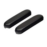 AlveyTech 10" Vinyl Armrest Pads for Drive Wheelchairs and Transport Chairs (Pair) - Replacement Set of Desk Length Arm Cushion Pads for Drive Medical Mobility Wheelchair & Transport Chair (STDSDSKVB)