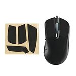 kwmobile Mouse Grip Tape Compatible with Logitech G403 Grip Tape - Non-Slip Faux Leather - Black